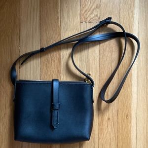 J.Crew black small crossbody bag